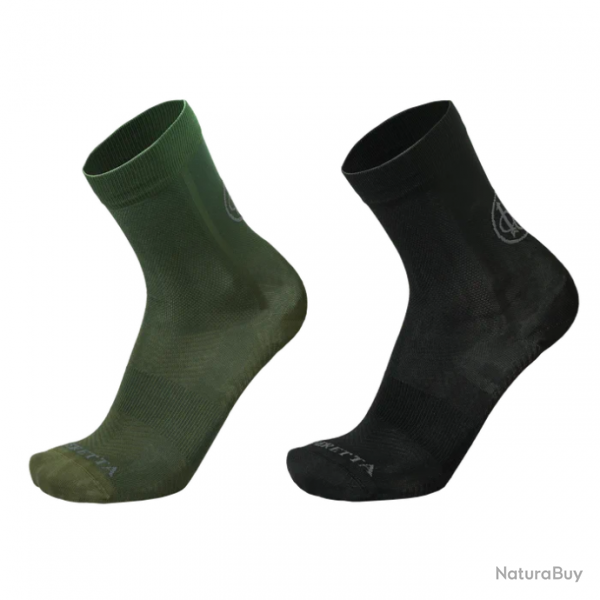 Chaussettes Beretta de tir - Vert et Noir / S