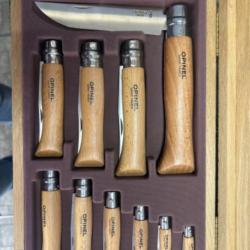 COFFRET 10 OPINEL INOX