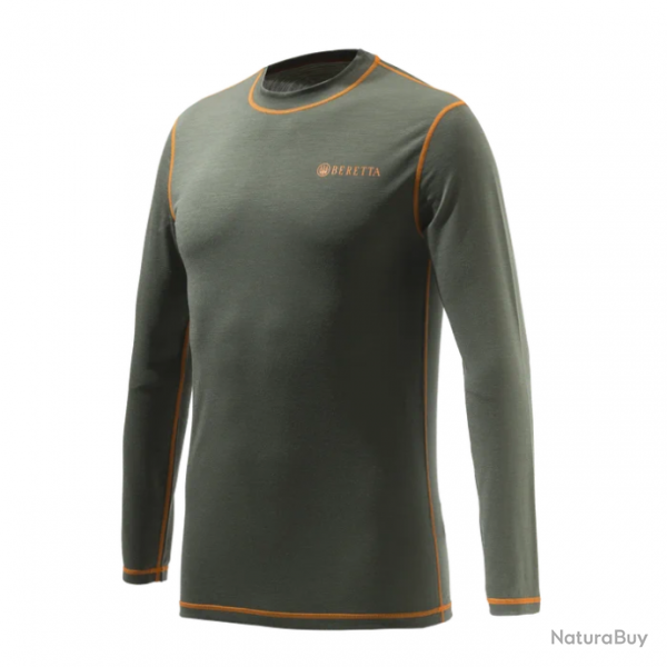 T Shirt Beretta Merino Base Layer Vert