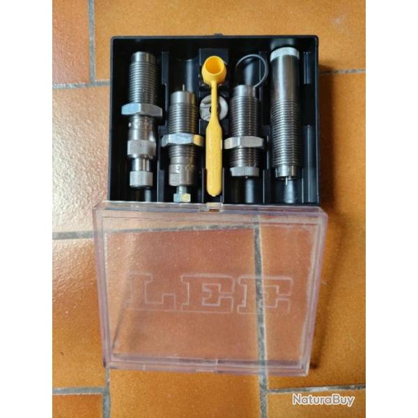 Jeux d'outils Carbure 4 outils Lee plus shell holder 243WIN