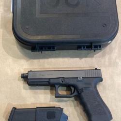 pistolet GLOCK mod. 17 gen. 4 canon fileté calibre 9 para.