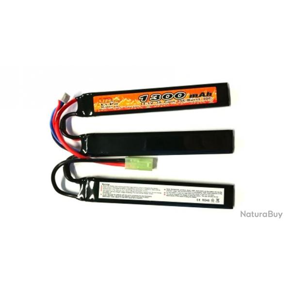 Batterie LiPo 11,1v Triple 1300 mAh (VB Power)