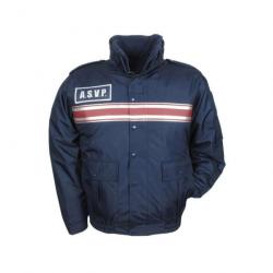 Blouson tout temps bandes bordeaux ASVP