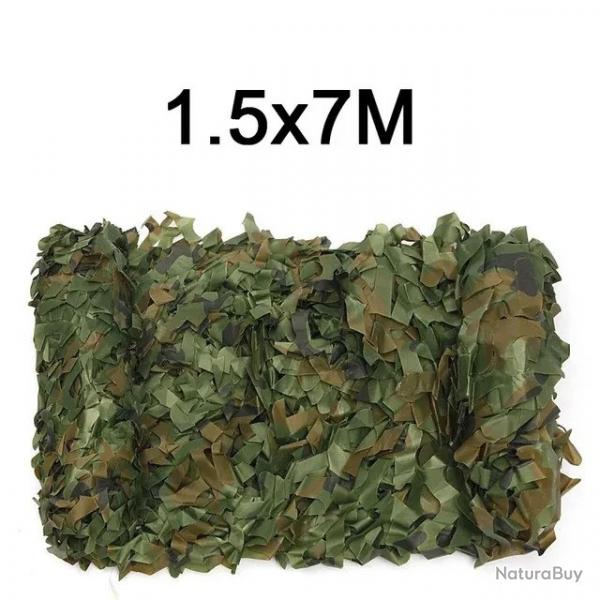 Filet de camouflage jungle - 1,5x7m