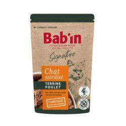 Terrine pour chat au poulet 10x80g