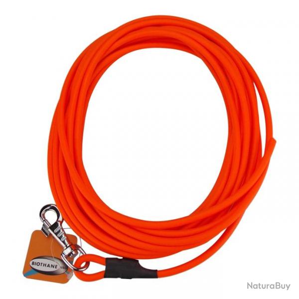 Longe BIOTHANE BETA ronde 8 mm 20 m ORANGE