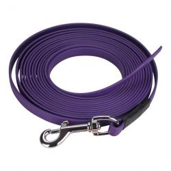 Longe BIOTHANE BETA plate 13 mm Violet 20 m AVEC poignée