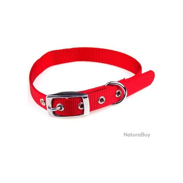 Collier nylon STORY Rouge 25 mm x 60 cm