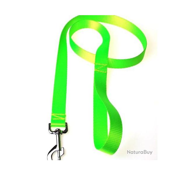 Laisse NYLON FLUO Vert 1.20 m VERT