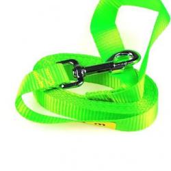 Longe NYLON VERT FLUO 3 m AVEC poignée VERT