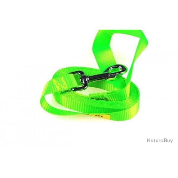 Longe NYLON VERT FLUO 3 m AVEC poigne VERT