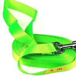 Longe NYLON VERT FLUO 5 m AVEC poignée VERT