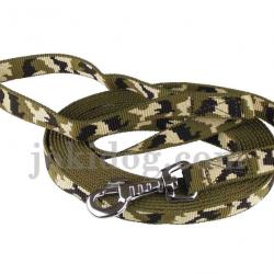 Longe nylon camo vert 20 mm 3 m AVEC poignée