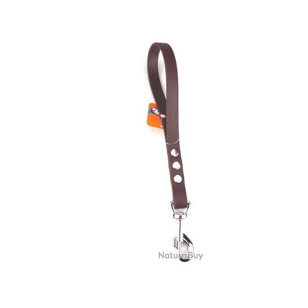 Laisse poigne BIO-HEAVY 19 mm MARRON