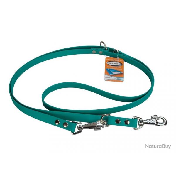 Laisse Rglable BIOTHANE 19mm 19 mm 2,40 m turquoise