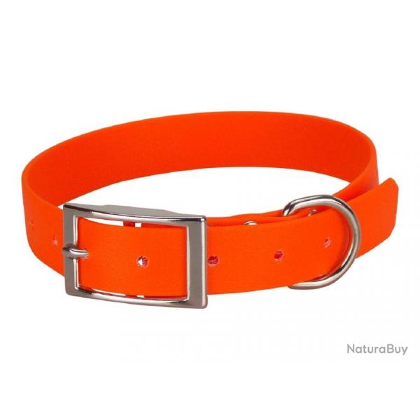 Collier BIO-BETA 25mm orange fluo 55 cm