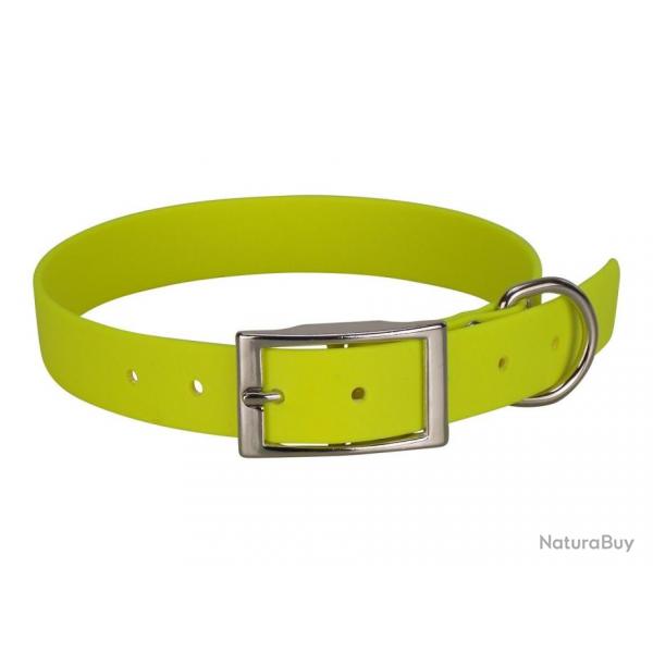 Collier BIO-BETA 25mm jaune fluo 55 cm