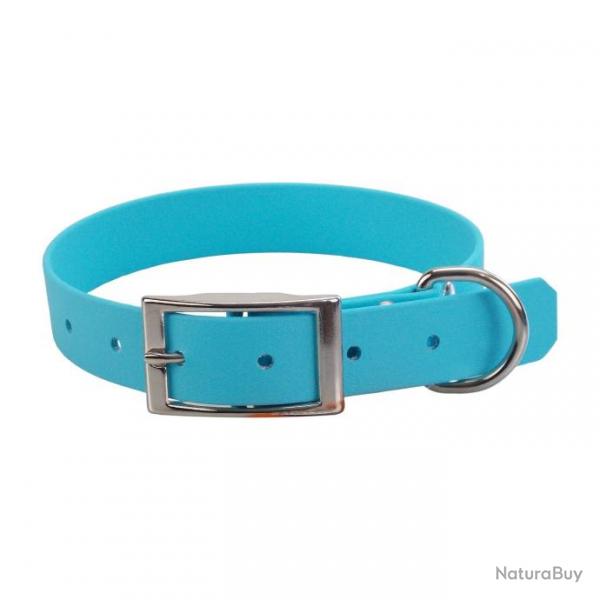 Collier BIO-BETA 25mm 55 cm bleu ciel