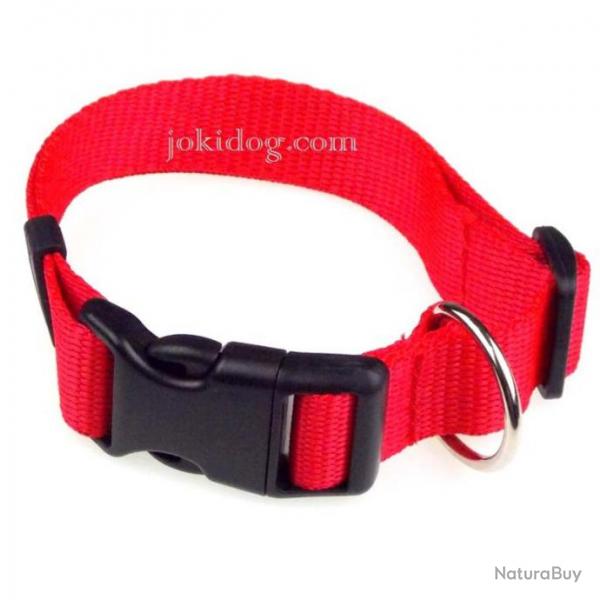 Collier NYLON CLASSIC Rouge T2