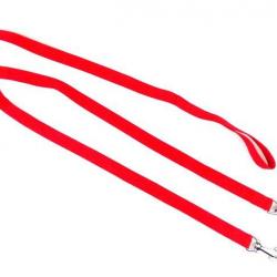 Laisse 2 chiens nylon classic 70 cm rouge M / L (25mm )