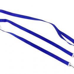 Laisse 2 chiens nylon classic 70 cm bleu M / L (25mm )