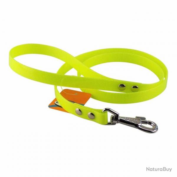 Laisse BIO-GOLD 19 mm jaune fluo