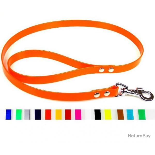 Laisse BIO-GOLD 19 mm orange fluo