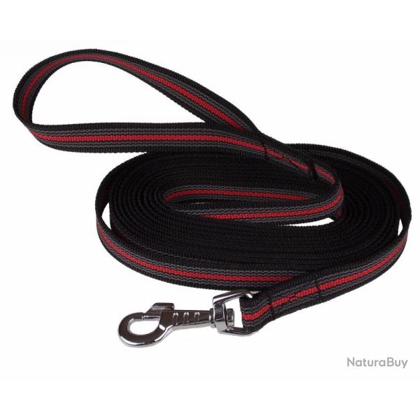 Longe Gomme 20 mm Noir/rouge 2 m NOIR/rouge