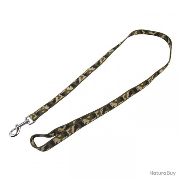 Laisse nylon Camo Vert 20 mm x 1.20 m