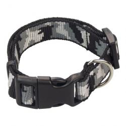 Collier nylon Camo Noir T2