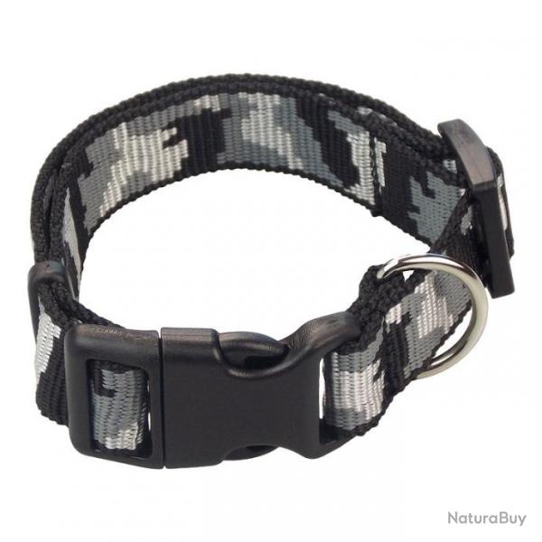 Collier nylon Camo Noir T2