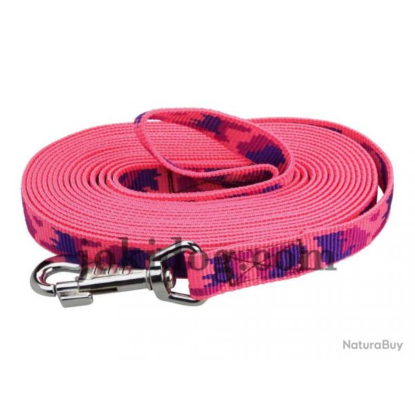 longe nylon camo rose 20 mm 3 m