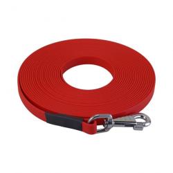 longe biothane beta plate 16 mm Rouge 5 m SANS poignée