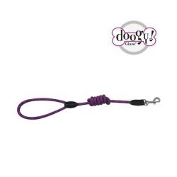 Laisse corde refléchissante RUN-ARNOUND violet T2-1,20 m x 14 mm