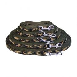 longe nylon camo vert 15 mm 3 m