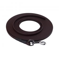 Longe BIOTHANE BETA plate 9 mm marron 5 m SANS poignée