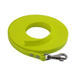 Longe BIOTHANE BETA plate 19 mm jaune fluo 3 m SANS poignée