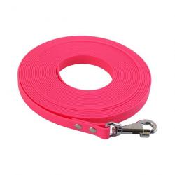 Longe BIOTHANE BETA plate 19 mm Rose 3 m SANS poignée