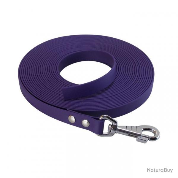 Longe BIOTHANE BETA plate 19 mm Violet 10 m SANS poigne