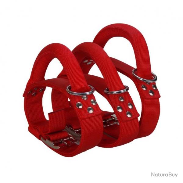 collier nylon a poigne rouge 65 cm