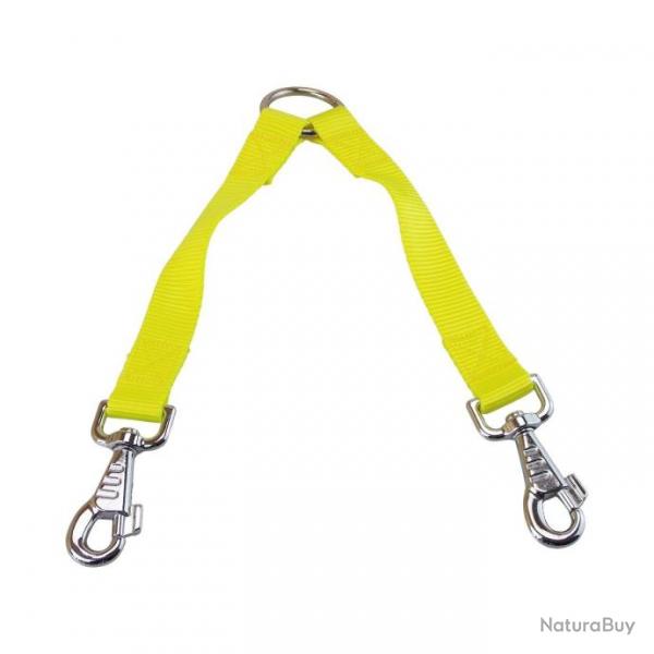 coupleur nylon jaune jokidog 35 cm