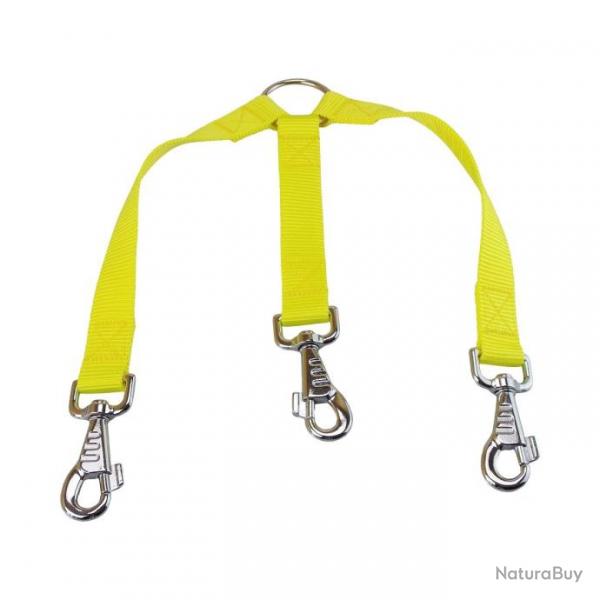 tripleur nylon jaune jokidog 30 cm