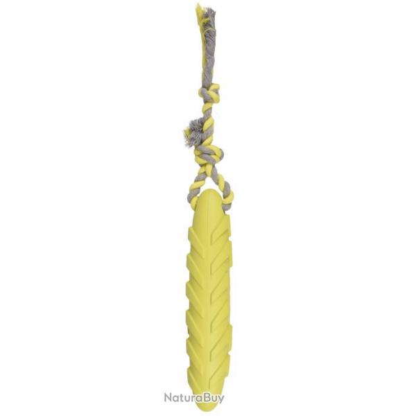 Jouet pour chien Dummy avec corde vert lime