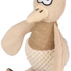 jouet peluche Tura oiseau beige