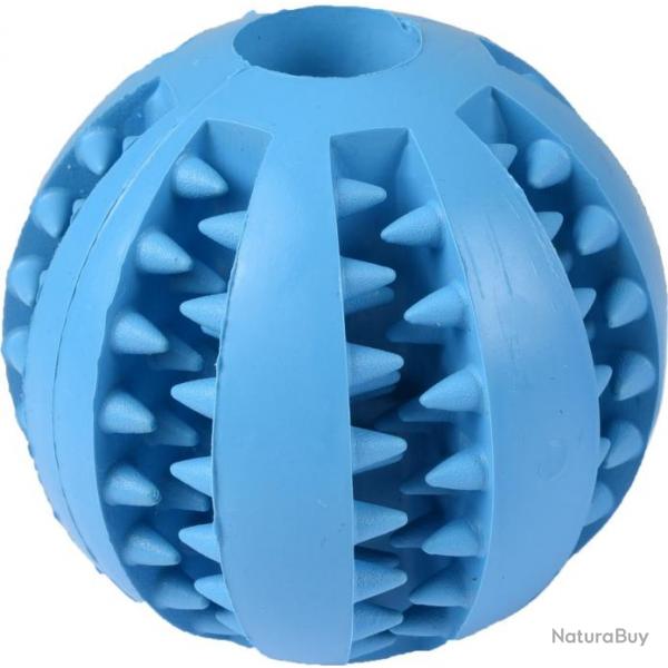 DENTAL BALLE EN CAOUTCHOUC 7CM BLEU