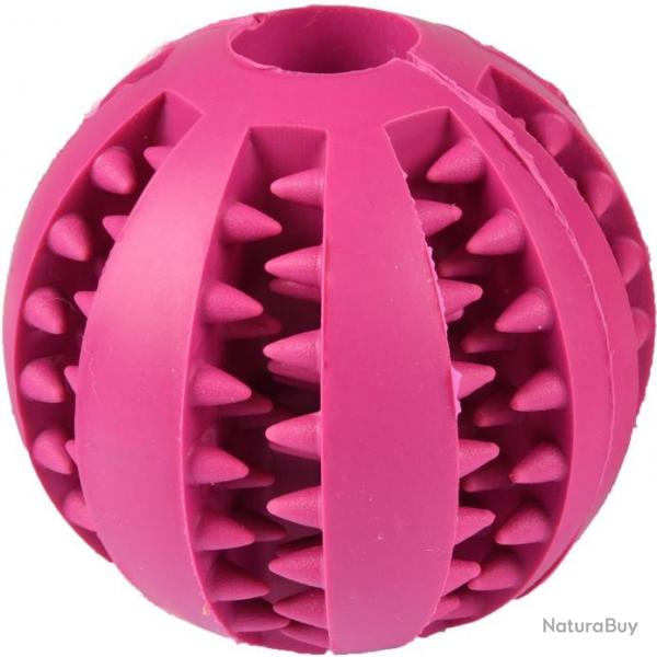 DENTAL BALLE EN CAOUTCHOUC 7CM FUCHSIA