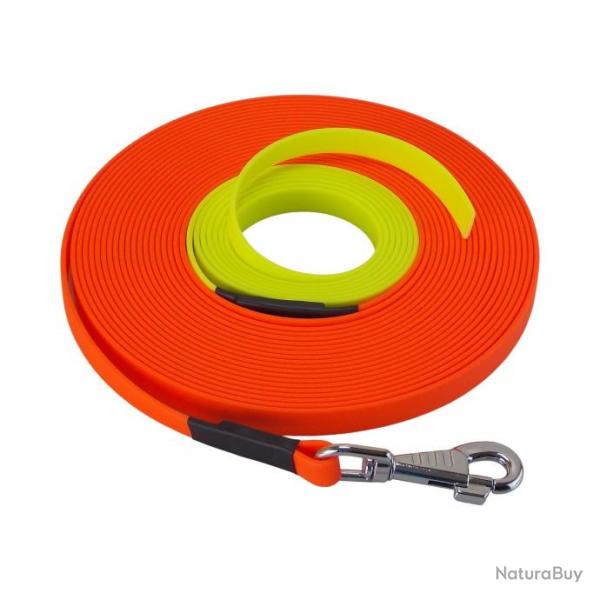 longe de recherche bi-couleurs 16 mm - 12 m biothane - jokidog