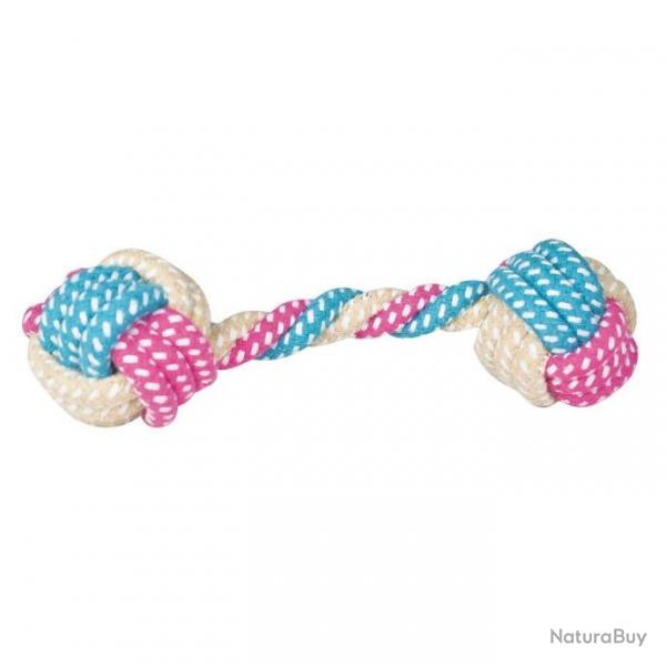 Jouet double balles en corde