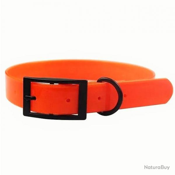 collier TPU 25 x 65 cm x 2 mm - ROG orange fluo