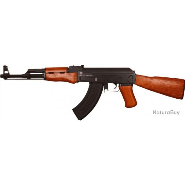 Kalashnikov AK47 AEG blow back mtal et vrai bois AKM - Complet